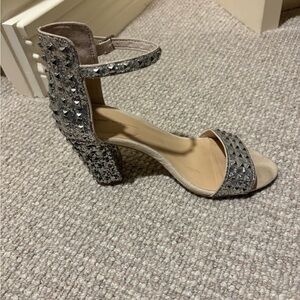 Zara Studded Heeled Sandal